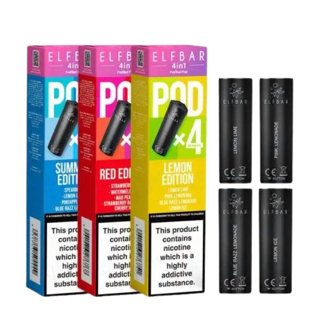 Elf Bar 4-in-1 Multi Flavour Prefilled Pods