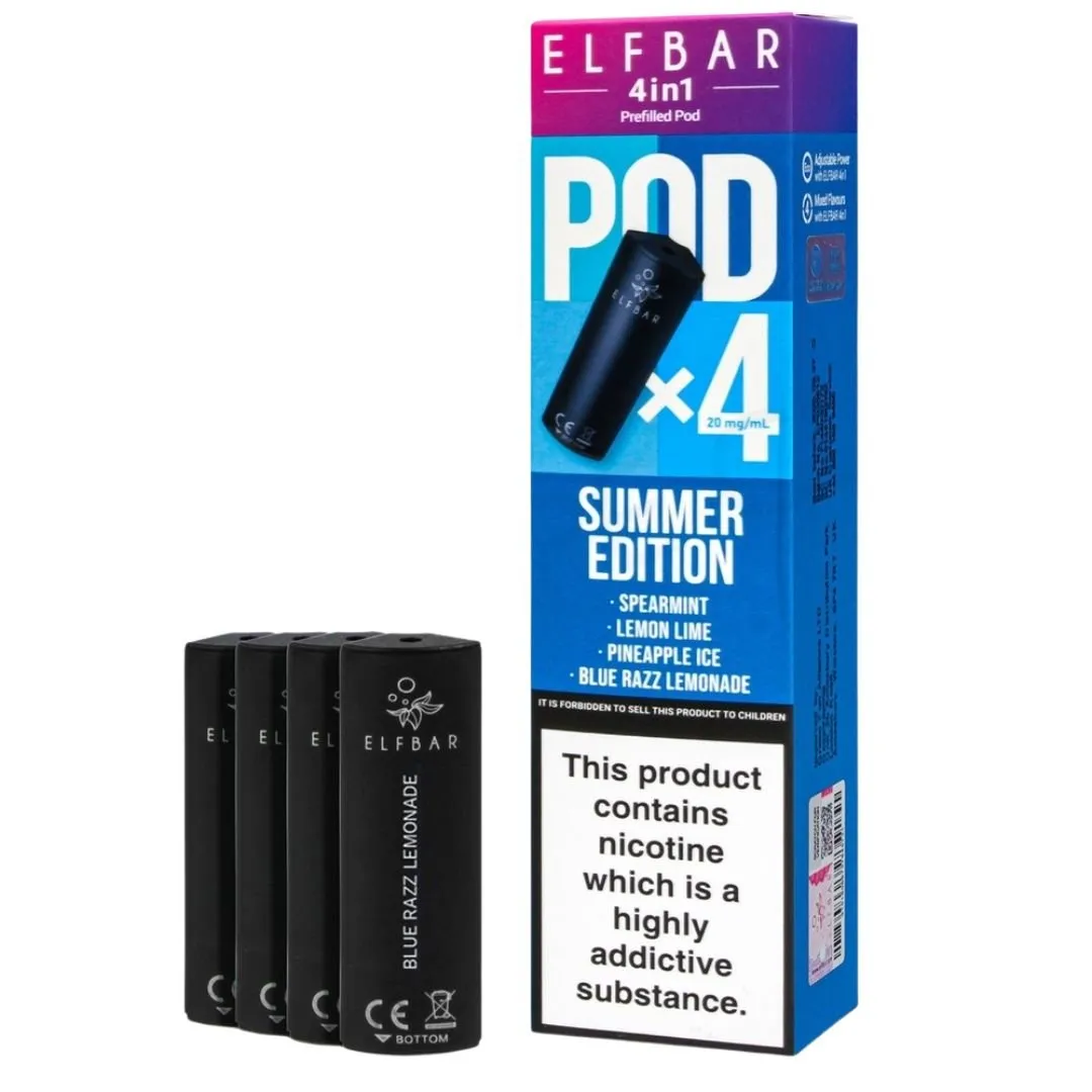 Elf Bar 4-in-1 Multi Flavour Prefilled Pods