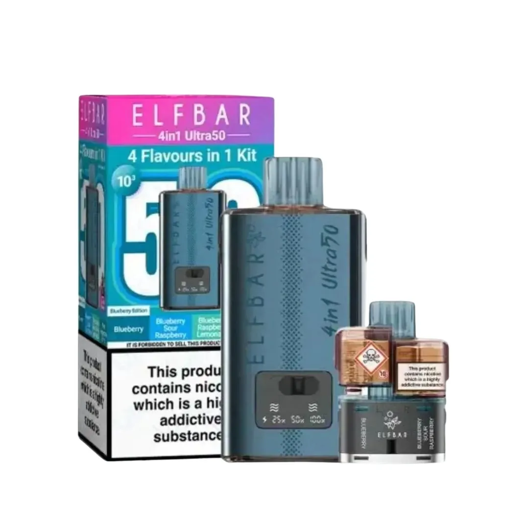Elf Bar 4in1 Ultra 50K Puffs Prefilled Pod Kit