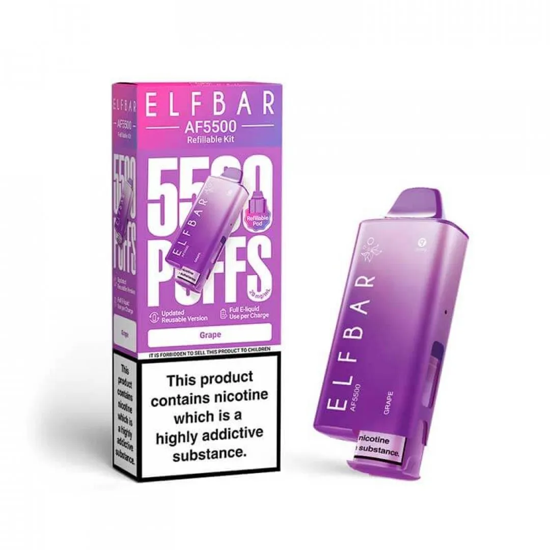 ELFBAR AF5500 Prefilled Pod Vape Kit - Only £5.29