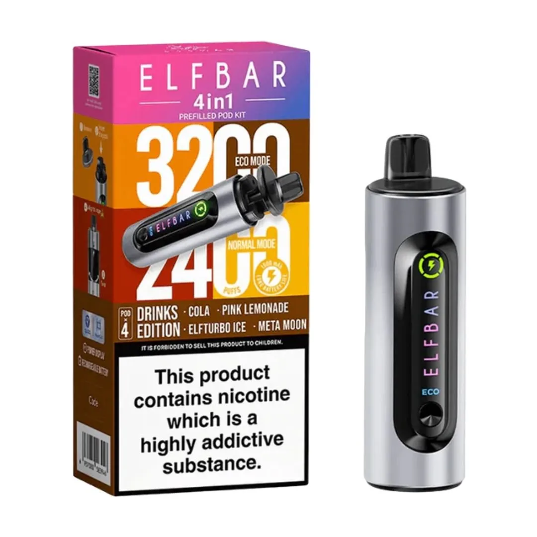 Buy ELFBAR 4-in-1 Prefilled Vape Kit for £7.30