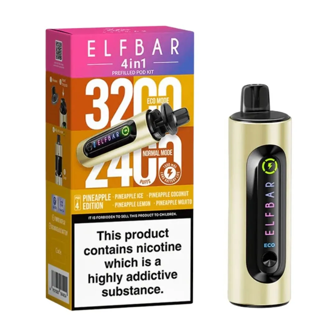 Buy ELFBAR 4-in-1 Prefilled Vape Kit for £7.30