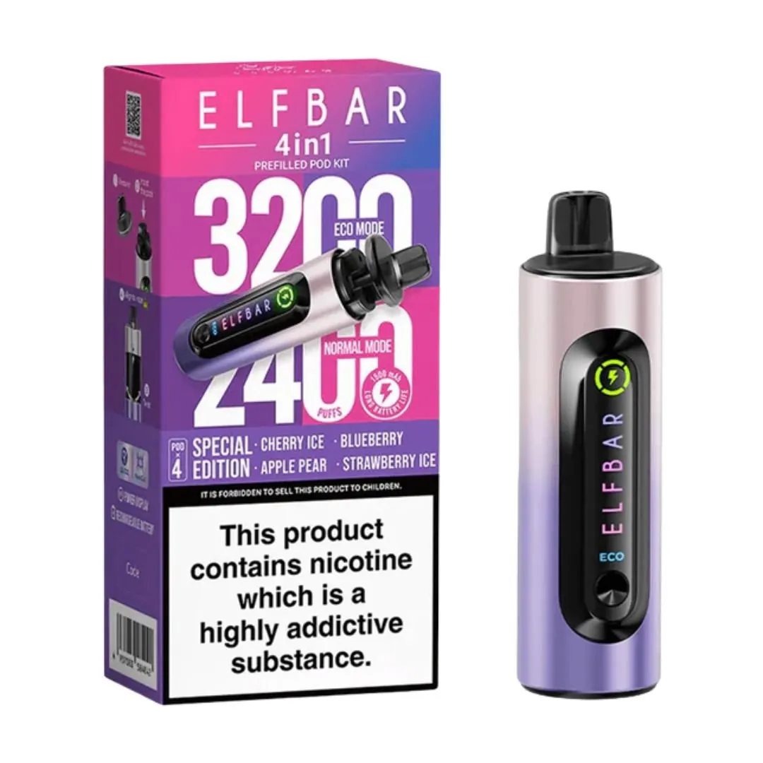 Buy ELFBAR 4-in-1 Prefilled Vape Kit for £7.30