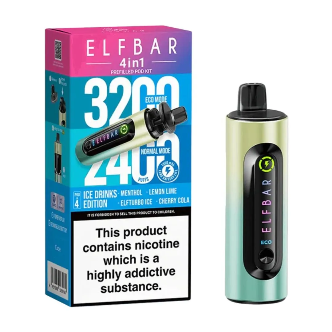 Buy ELFBAR 4-in-1 Prefilled Vape Kit for £7.30