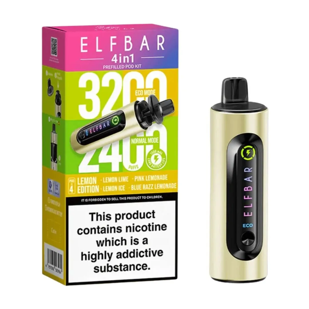 Buy ELFBAR 4-in-1 Prefilled Vape Kit for £7.30