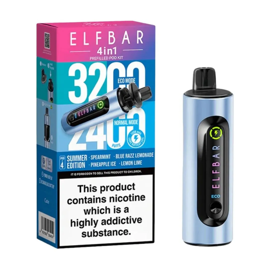 Buy ELFBAR 4-in-1 Prefilled Vape Kit for £7.30