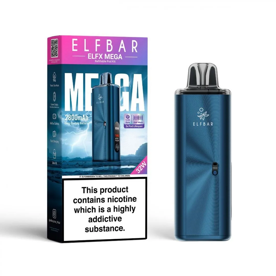 Elf Bar ELFX Mega Pod Kit - Only £24.79 At Smoknic