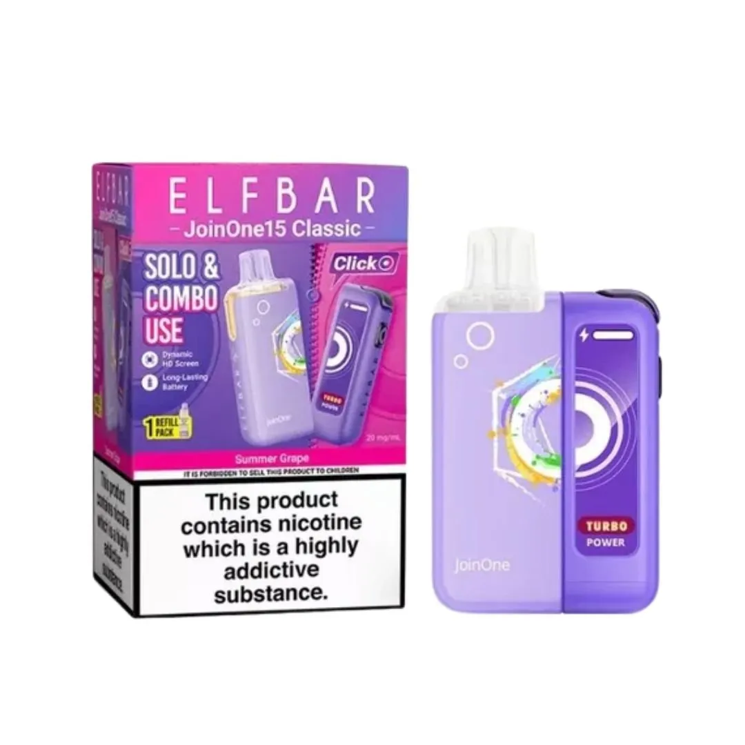 Elf Bar JoinOne15 Classic Prefilled Pod Kit - £9.79 Only