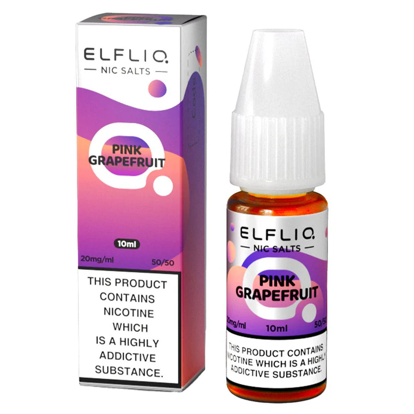 ELFLIQ Pink Grapefruit 10ml Liquid by Elf Bar