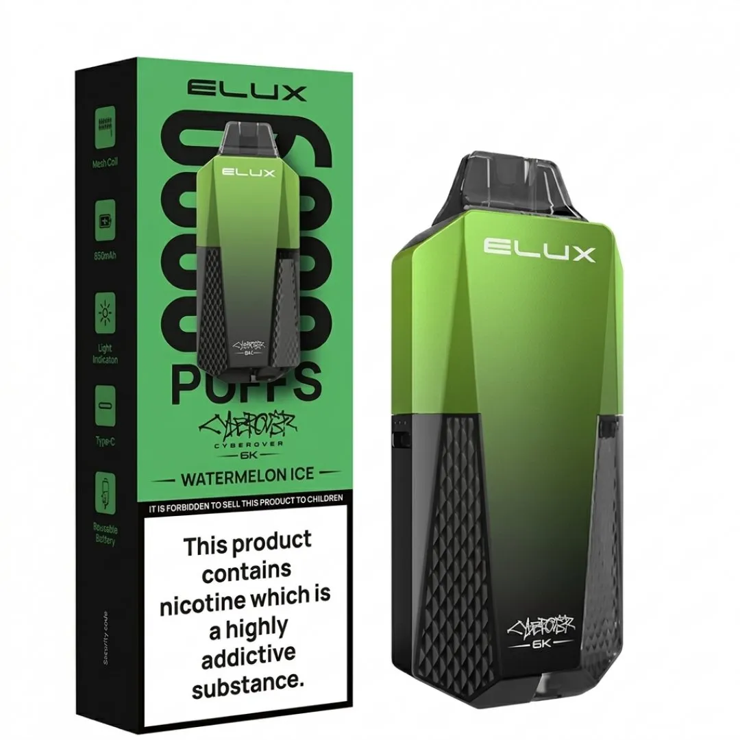 Elux Cyberover 6K Puffs Pod Kit | Smoknic UK
