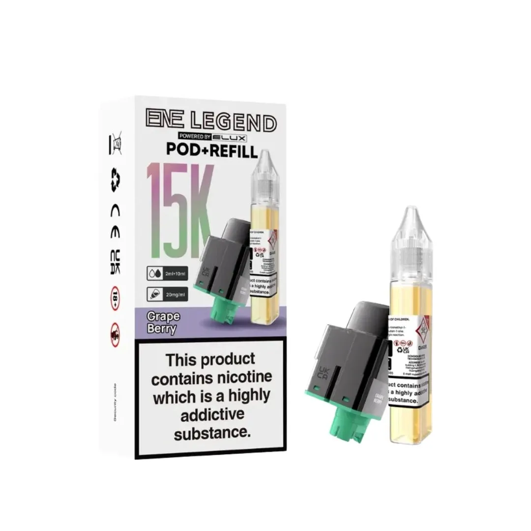Shop ENE Legend 15K Refill Pods UK | Only in £5.80