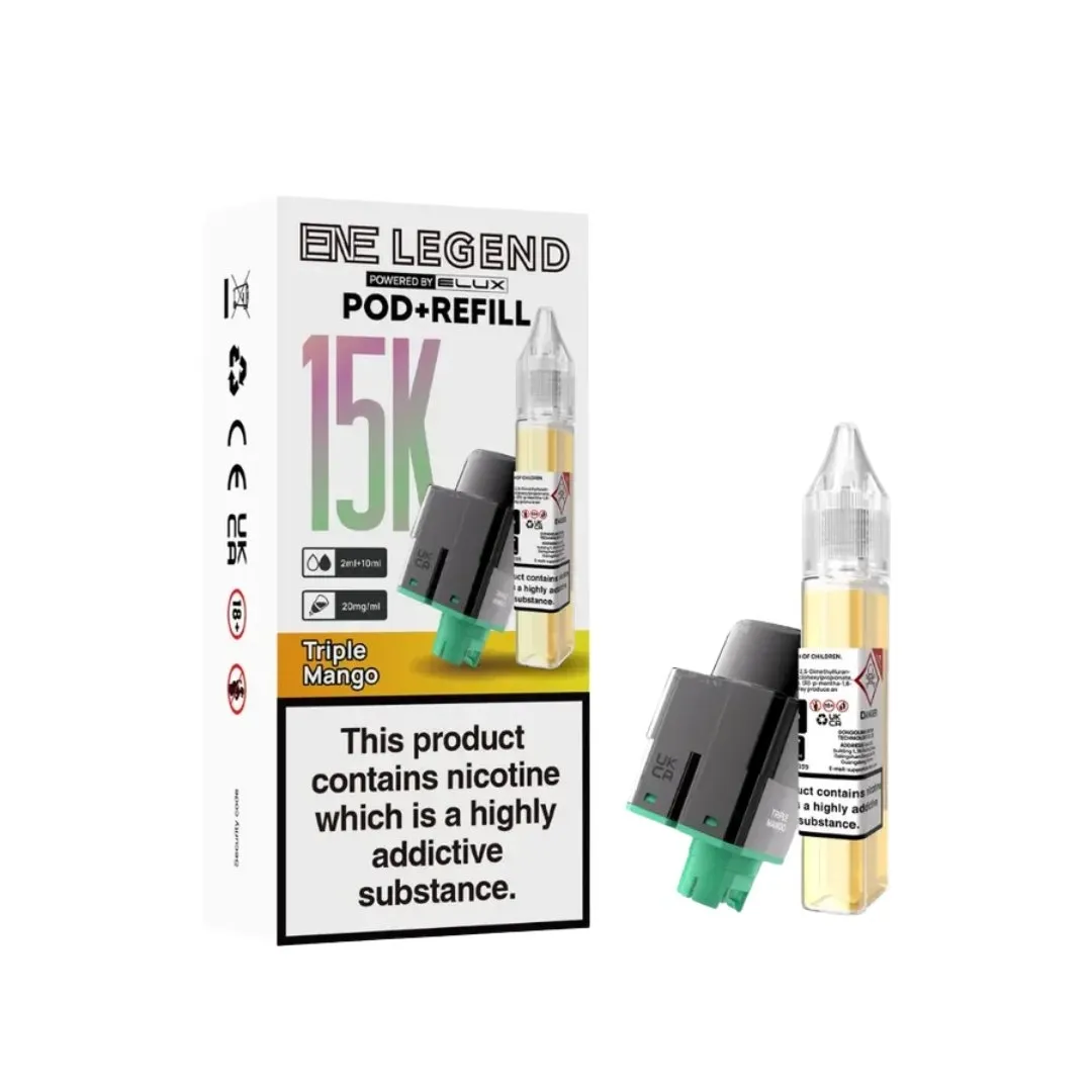 Shop ENE Legend 15K Refill Pods UK | Only in £5.80