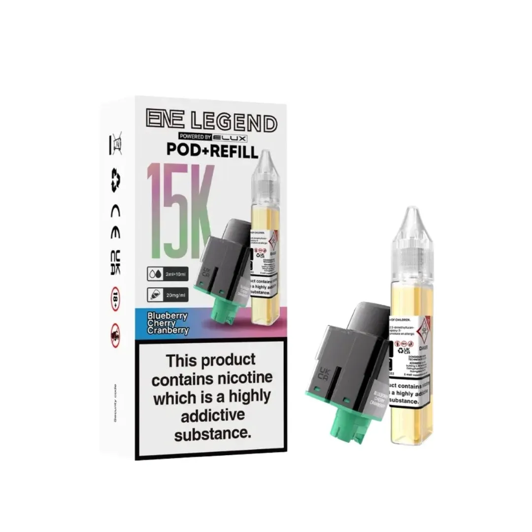 Shop ENE Legend 15K Refill Pods UK | Only in £5.80