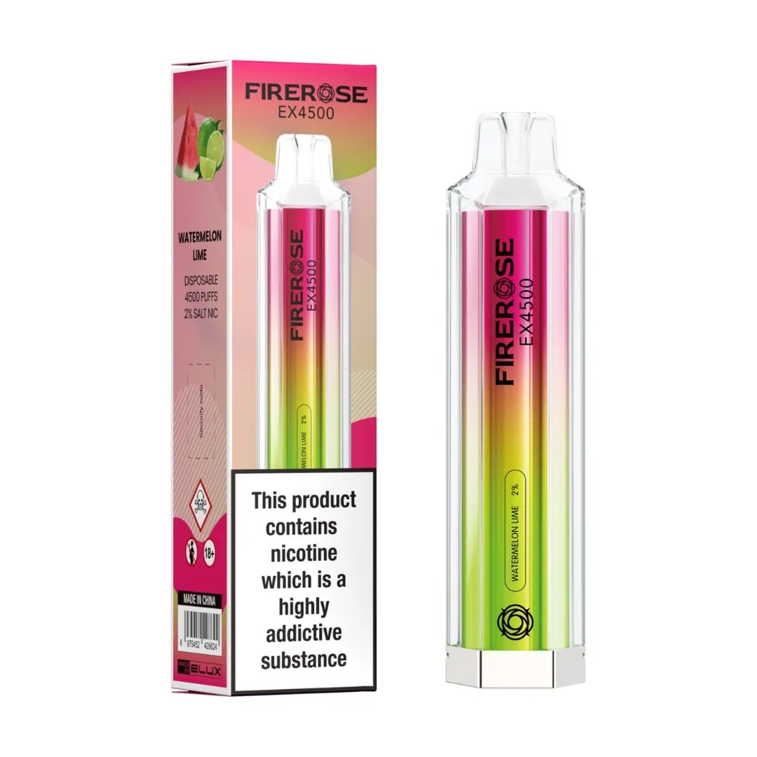 Elux FireRose EX4500 Puffs Disposable Vape (Box Of 10)