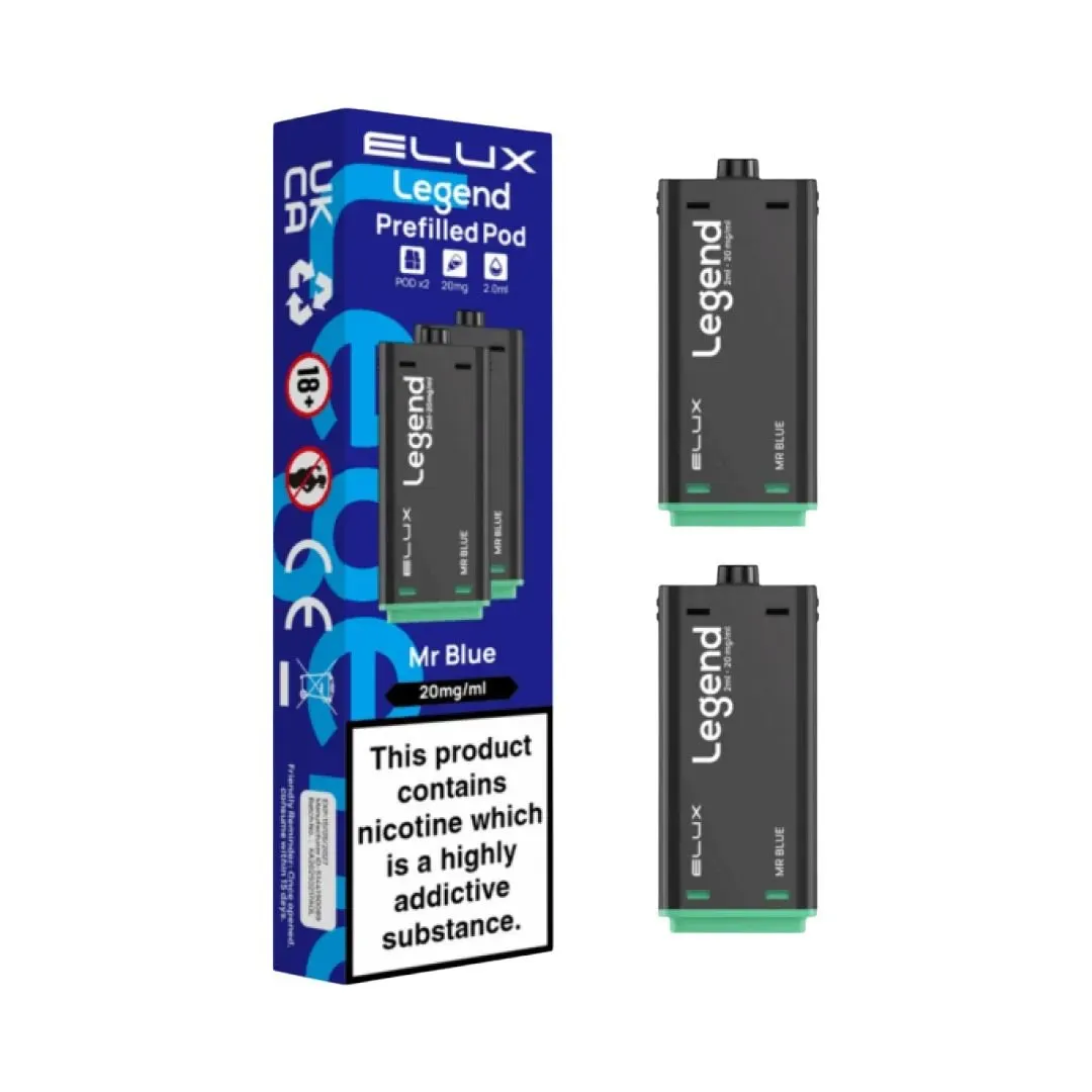 Elux Legend 1500 Puffs Prefilled Pods - Only £5.89