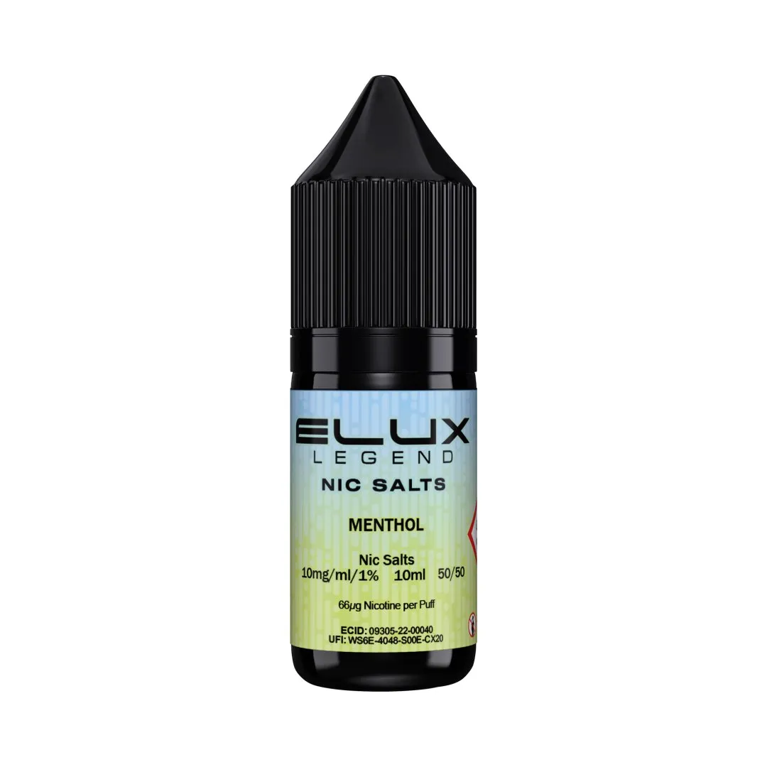 Elux Legend Nic Salts UK | Premium Nic Salt Vape Juice