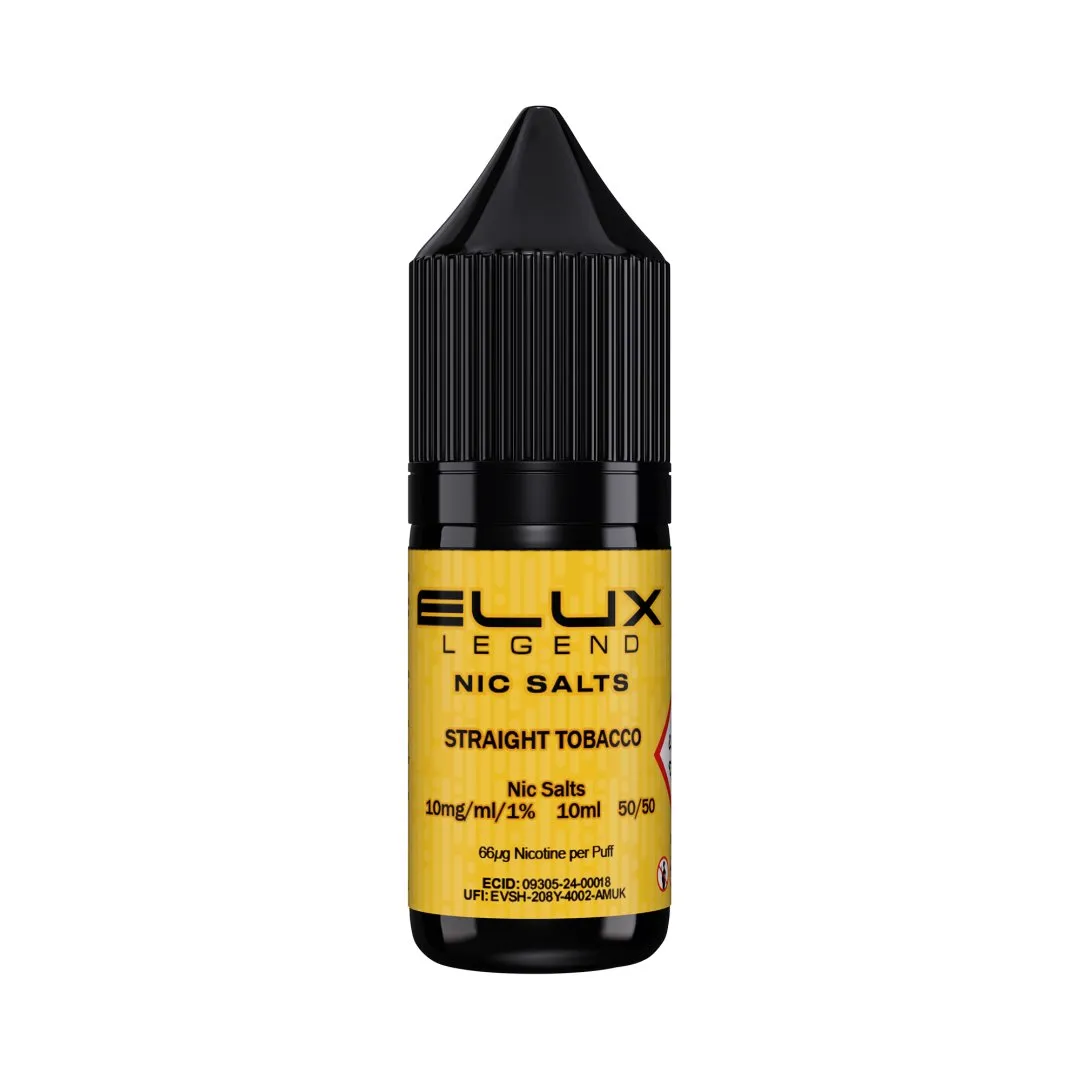 Elux Legend Nic Salts UK | Premium Nic Salt Vape Juice