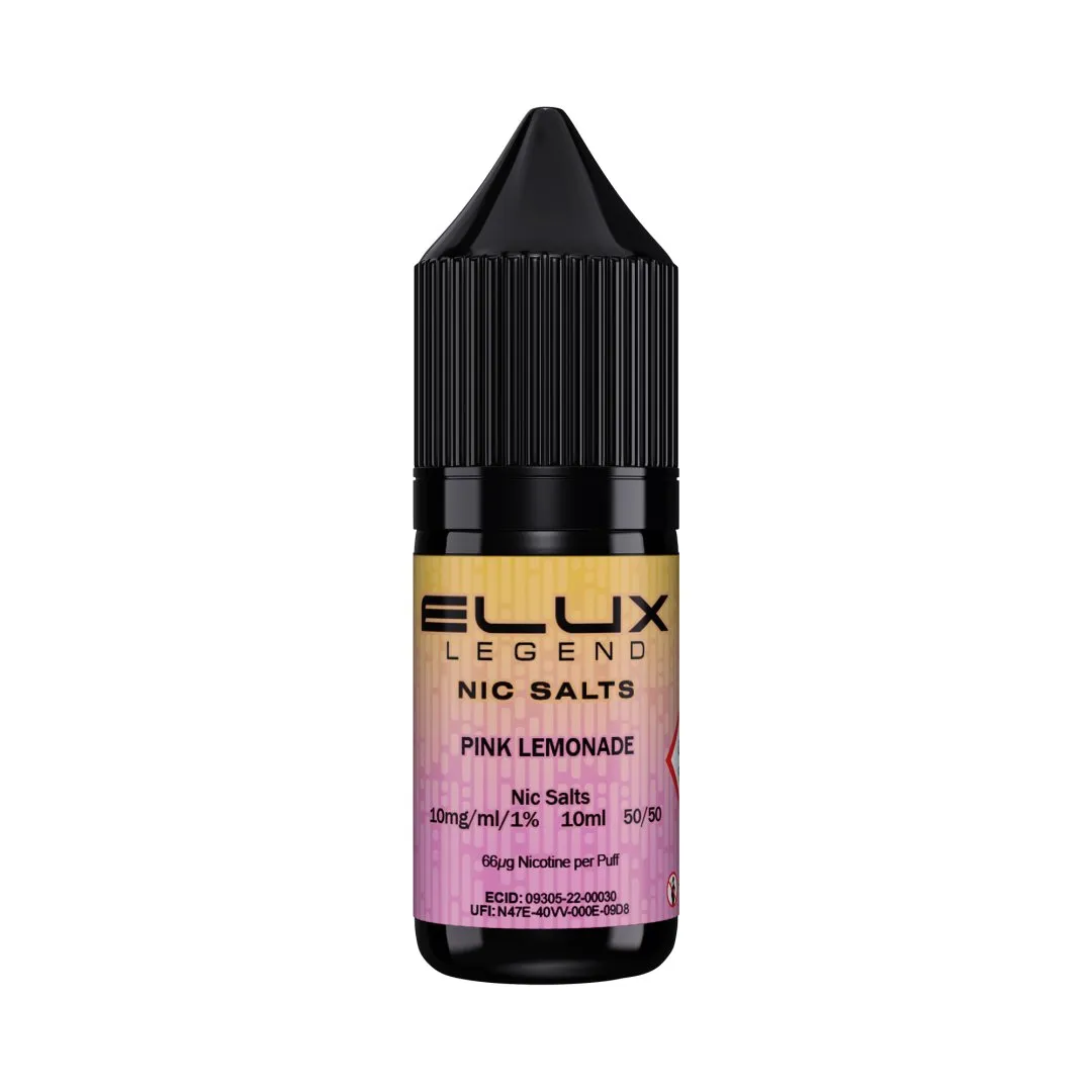 Elux Legend Nic Salts UK | Premium Nic Salt Vape Juice