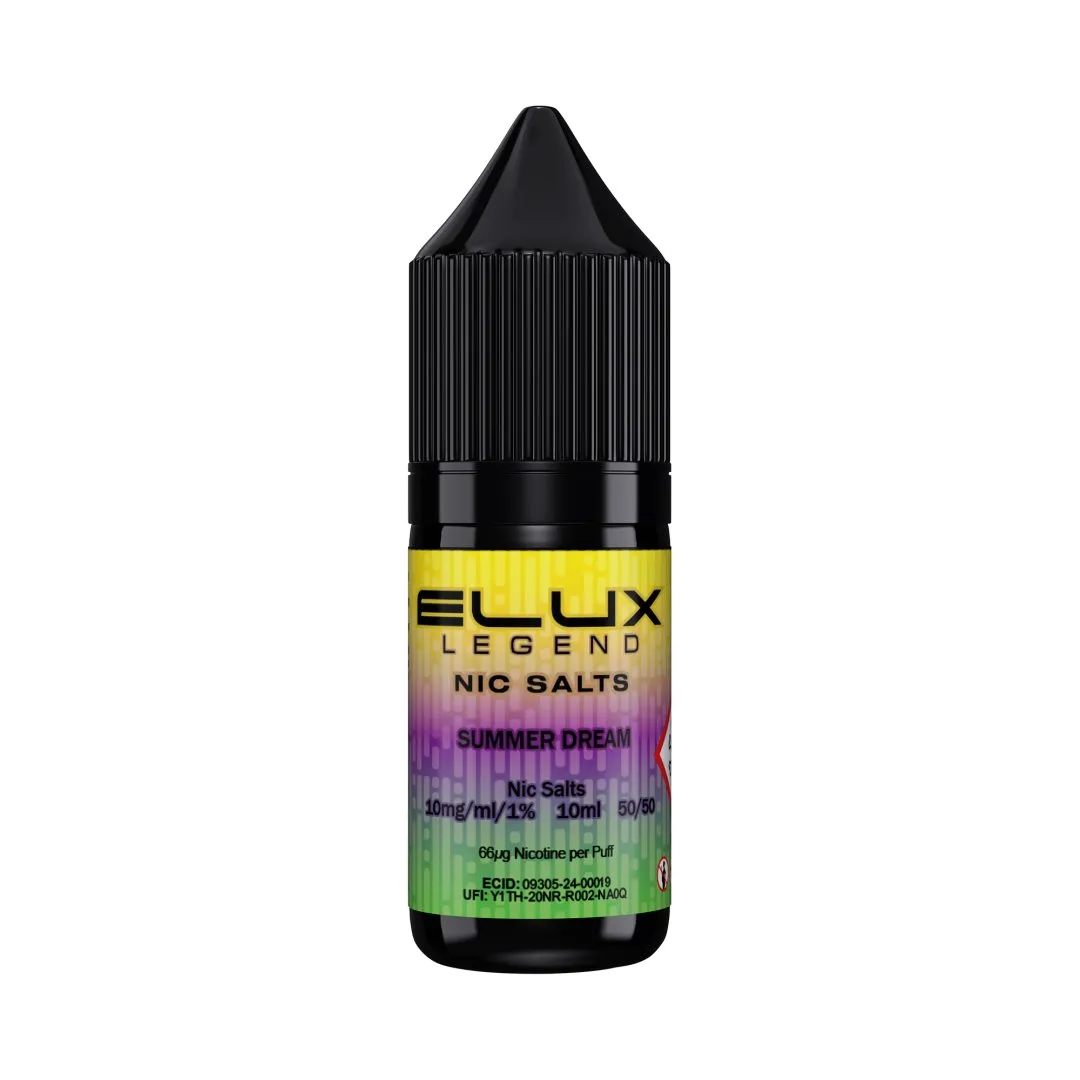 Elux Legend Nic Salts UK | Premium Nic Salt Vape Juice