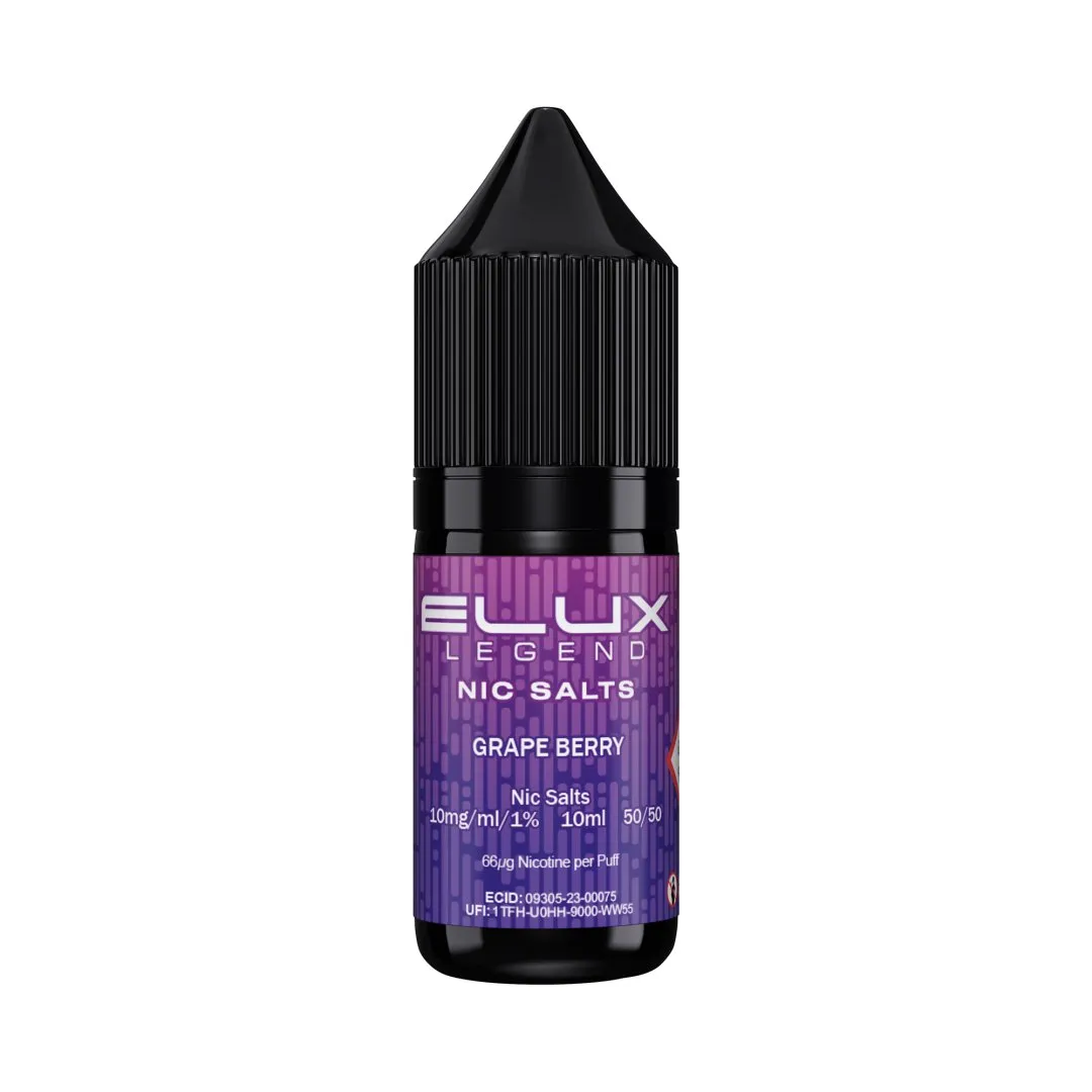 Elux Legend Nic Salts UK | Premium Nic Salt Vape Juice