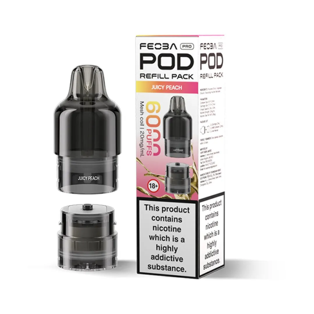 Feoba Pro 6000 Prefilled Replacement Pods | Only £4.49