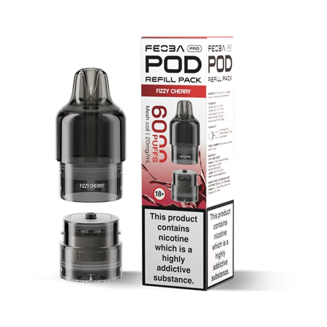 Feoba Pro 6000 Prefilled Replacement Pods | Only £4.49