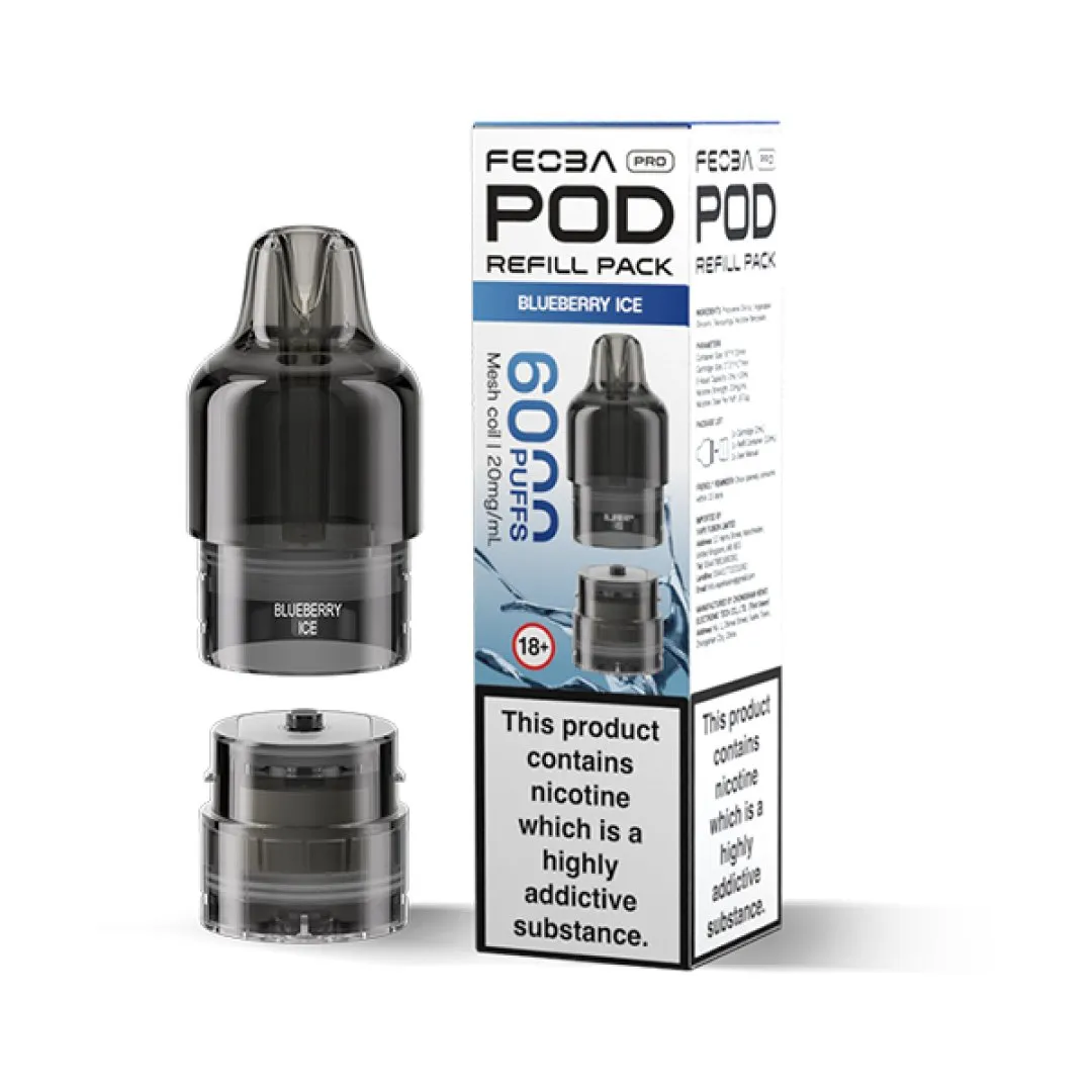 Feoba Pro 6000 Prefilled Replacement Pods | Only £4.49