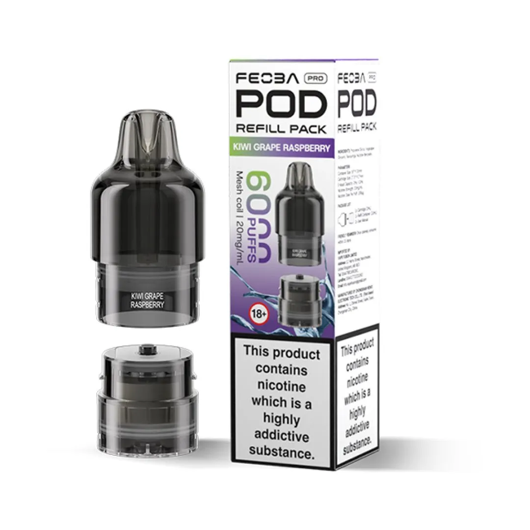 Feoba Pro 6000 Prefilled Replacement Pods | Only £4.49
