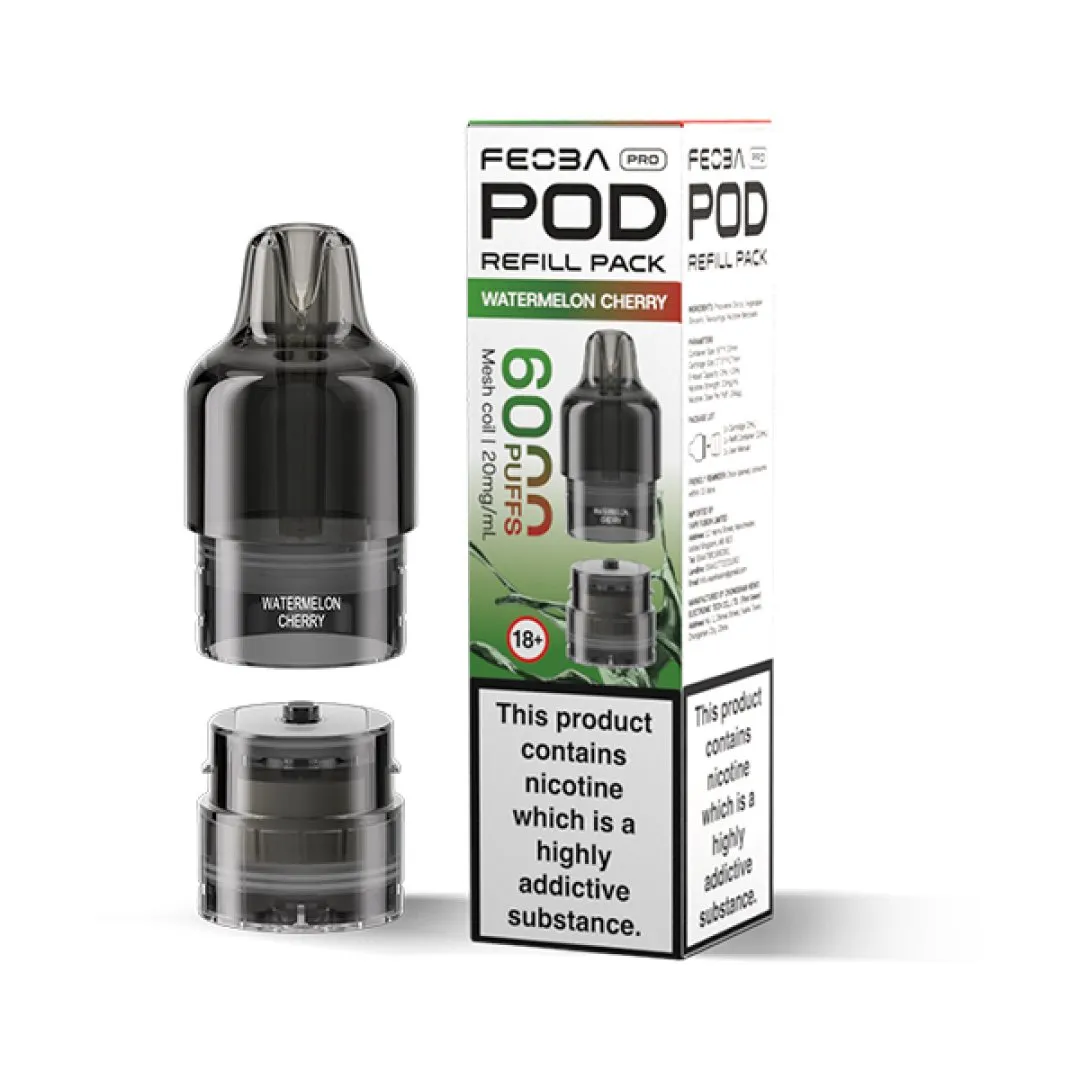 Feoba Pro 6000 Prefilled Replacement Pods | Only £4.49