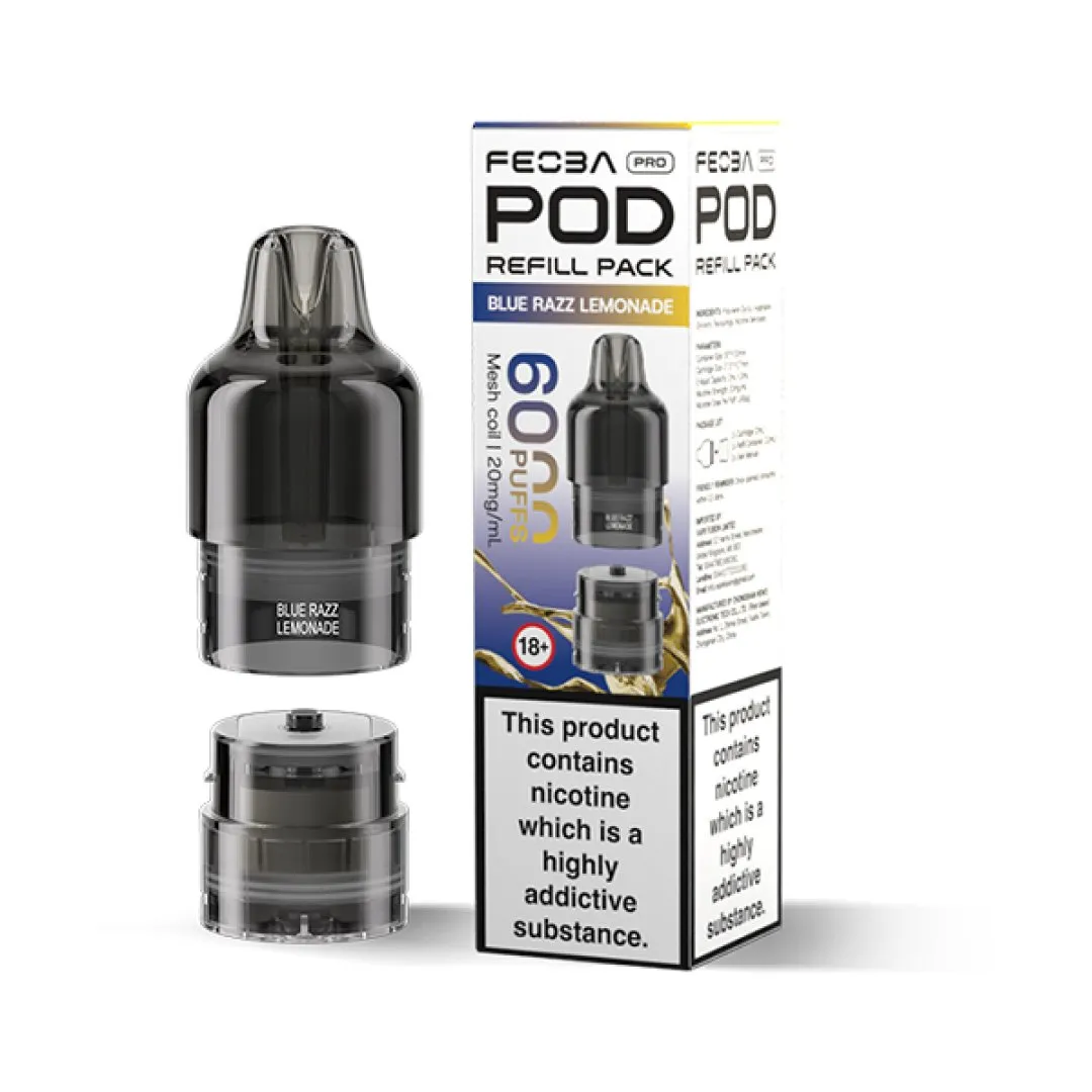 Feoba Pro 6000 Prefilled Replacement Pods | Only £4.49