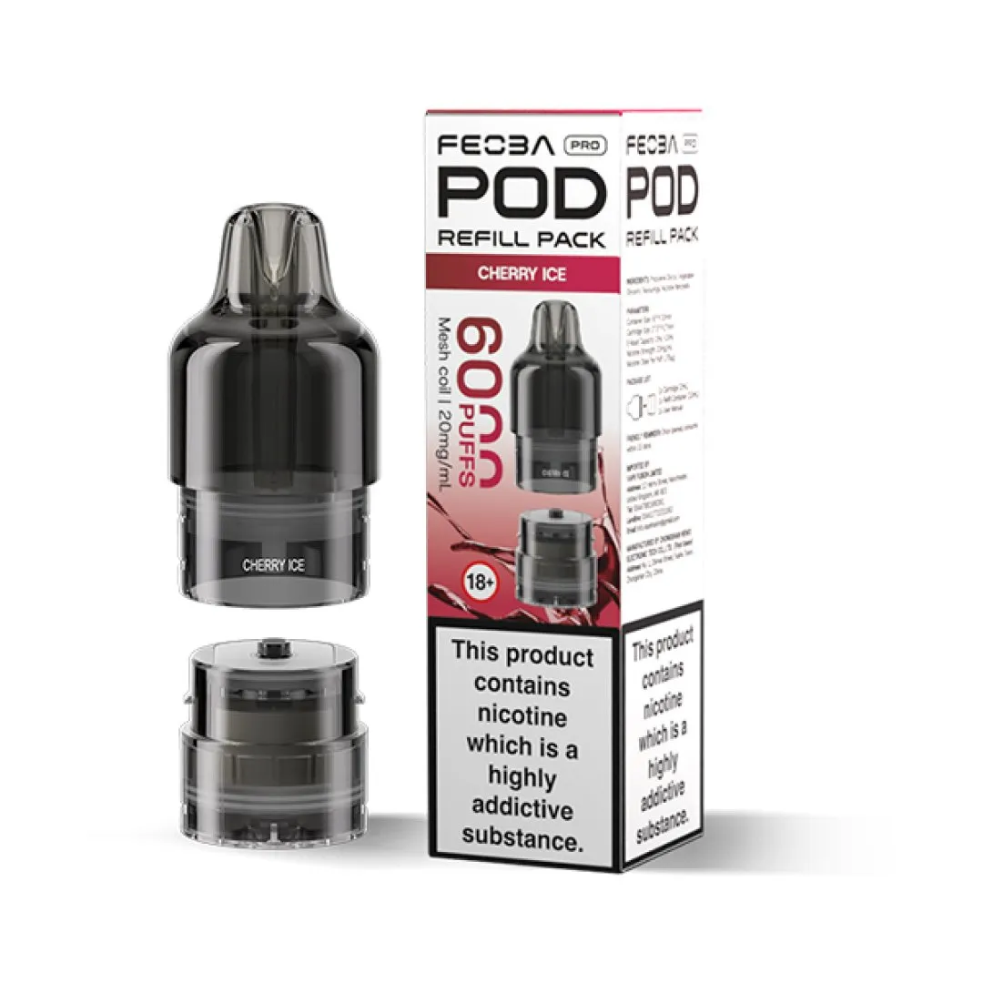 Feoba Pro 6000 Prefilled Replacement Pods | Only £4.49