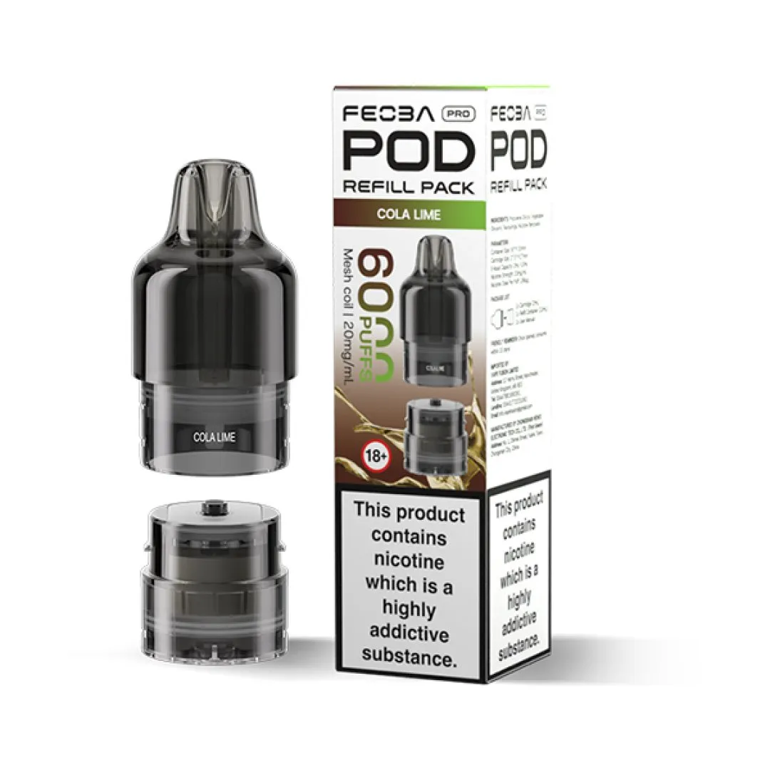 Feoba Pro 6000 Prefilled Replacement Pods | Only £4.49