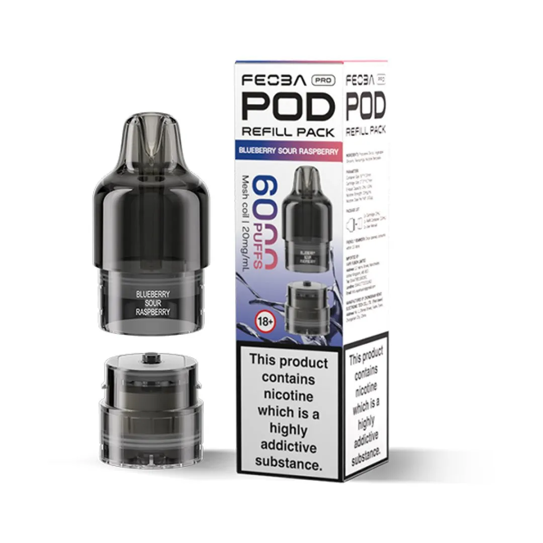 Feoba Pro 6000 Prefilled Replacement Pods | Only £4.49