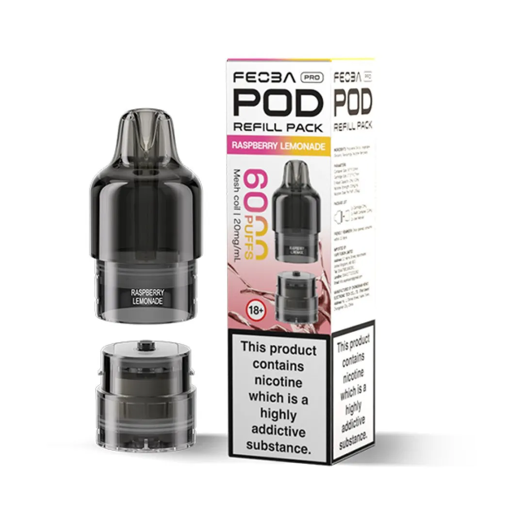 Feoba Pro 6000 Prefilled Replacement Pods | Only £4.49