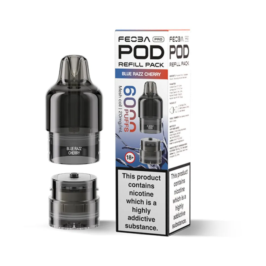 Feoba Pro 6000 Prefilled Replacement Pods | Only £4.49