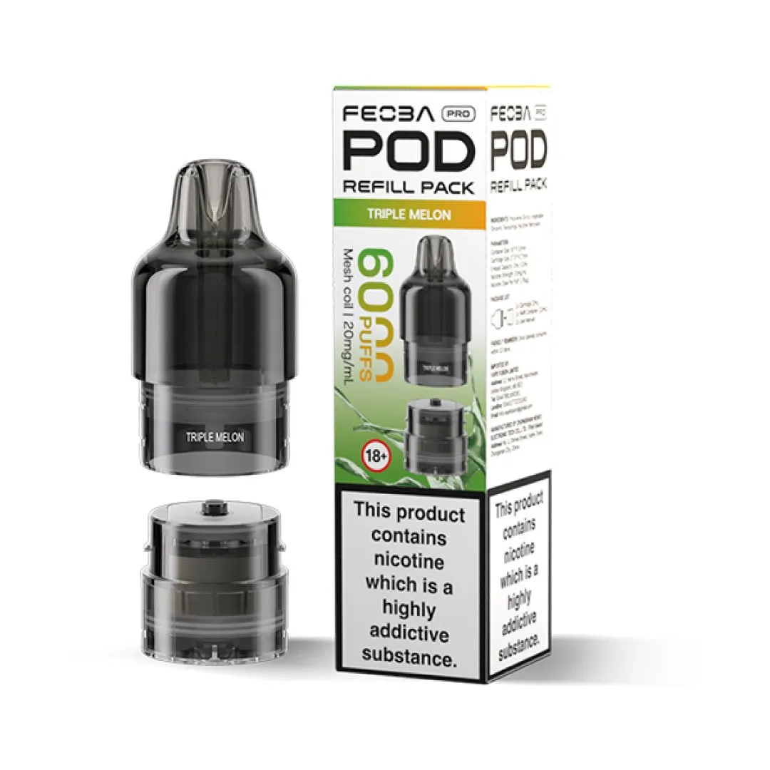 Feoba Pro 6000 Prefilled Replacement Pods | Only £4.49