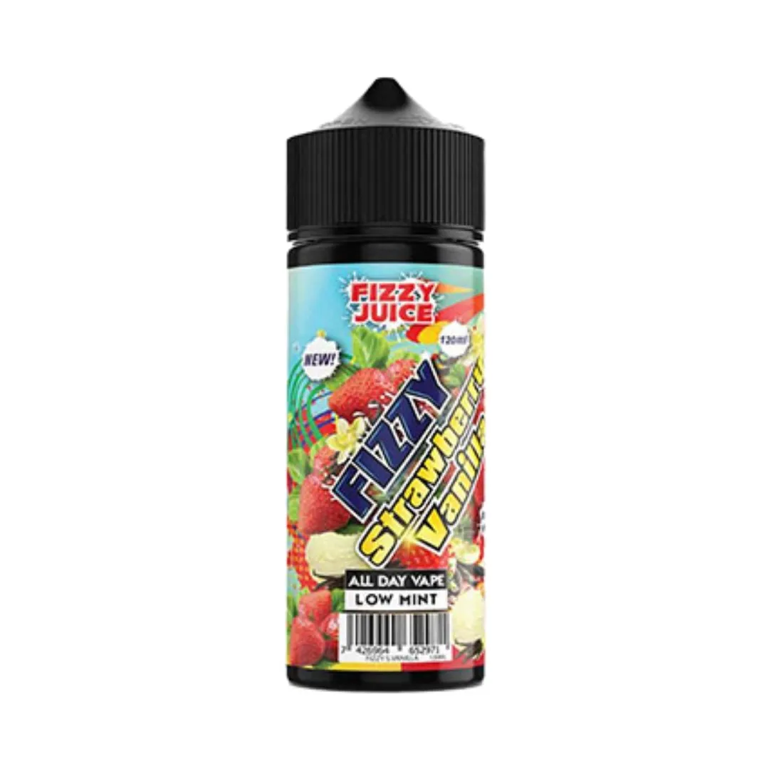 Fizzy Strawberry Vanilla by Fizzy Juice 120ml E-Liquid