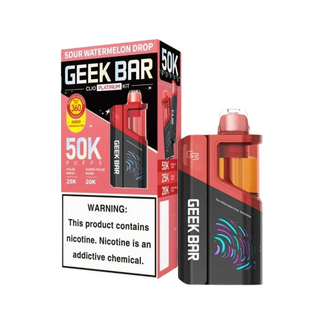 Geek Bar Clio Platinum 50K Prefilled Kit