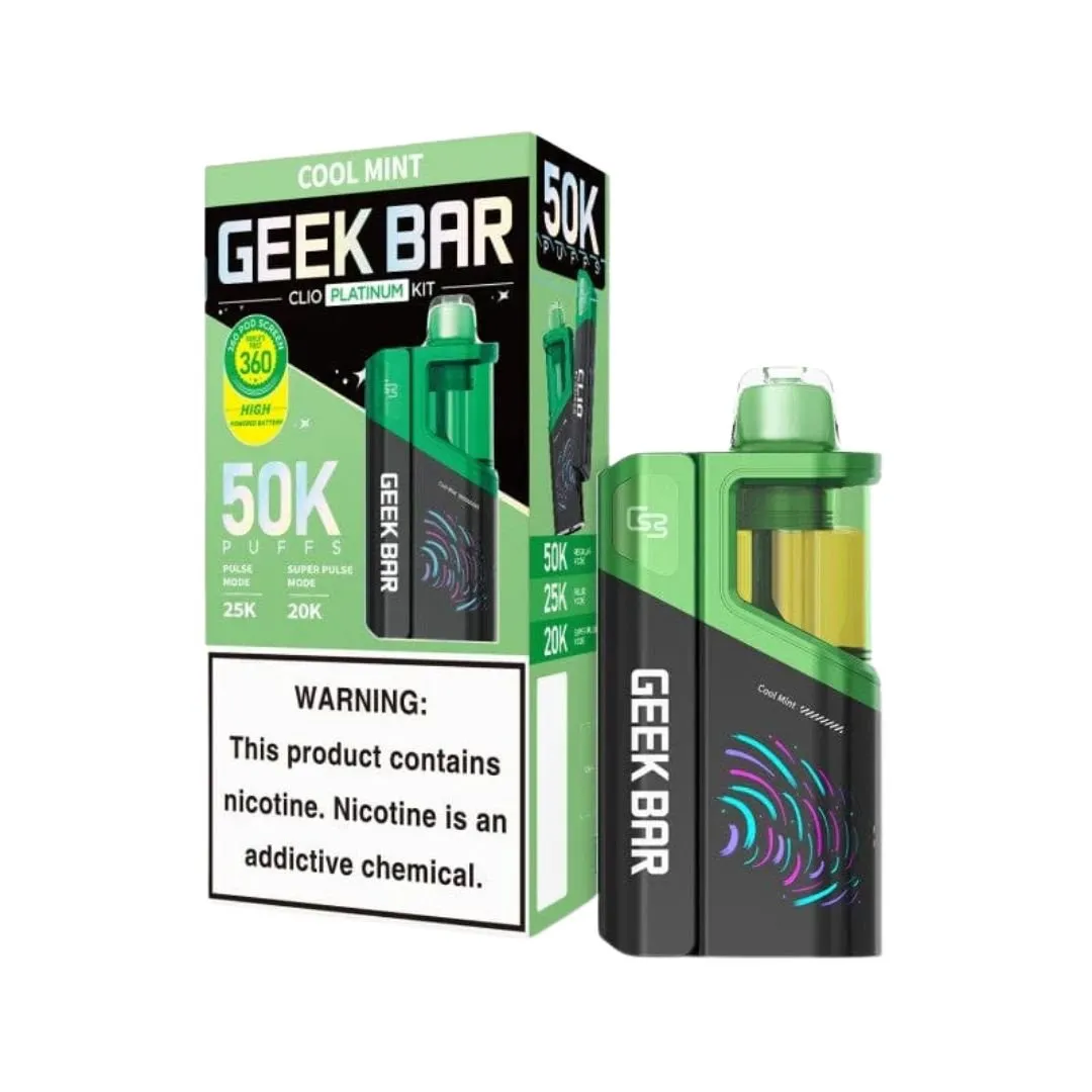 Geek Bar Clio Platinum 50K Prefilled Kit