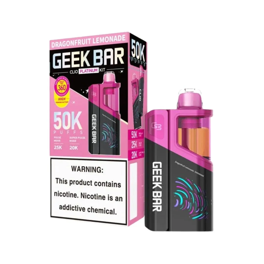 Geek Bar Clio Platinum 50K Prefilled Kit