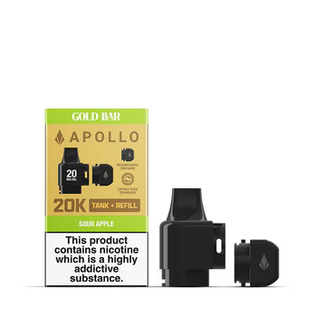 Gold Bar Apollo 20K Prefilled Tank And Refill Pod