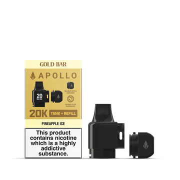 Gold Bar Apollo 20K Prefilled Tank And Refill Pod
