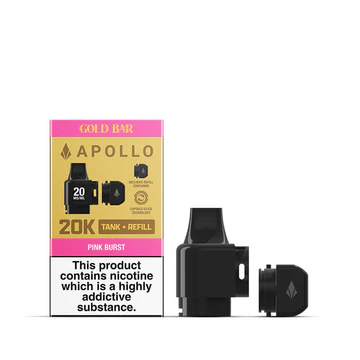 Gold Bar Apollo 20K Prefilled Tank And Refill Pod