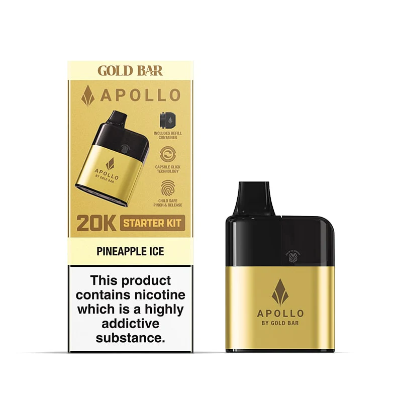 Gold Bar Apollo 20K Puffs Prefilled Vape Kit