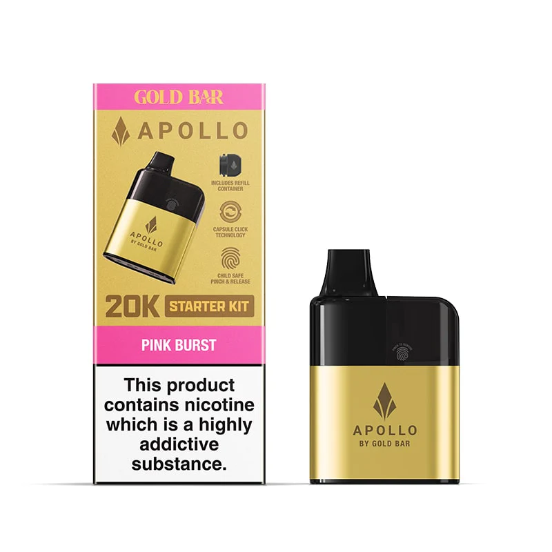 Gold Bar Apollo 20K Puffs Prefilled Vape Kit