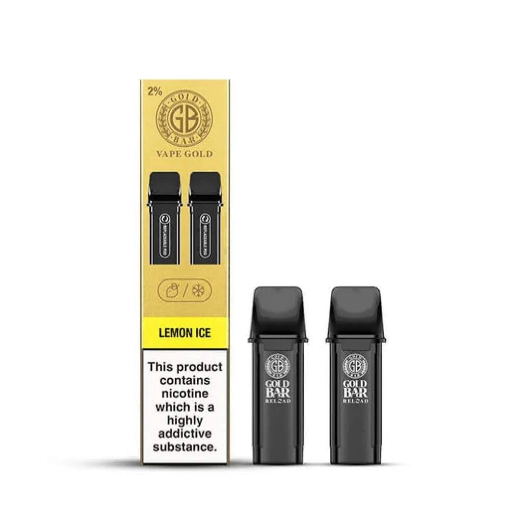 Gold Bar Reload Prefilled Pods and Kit - Only £2.79