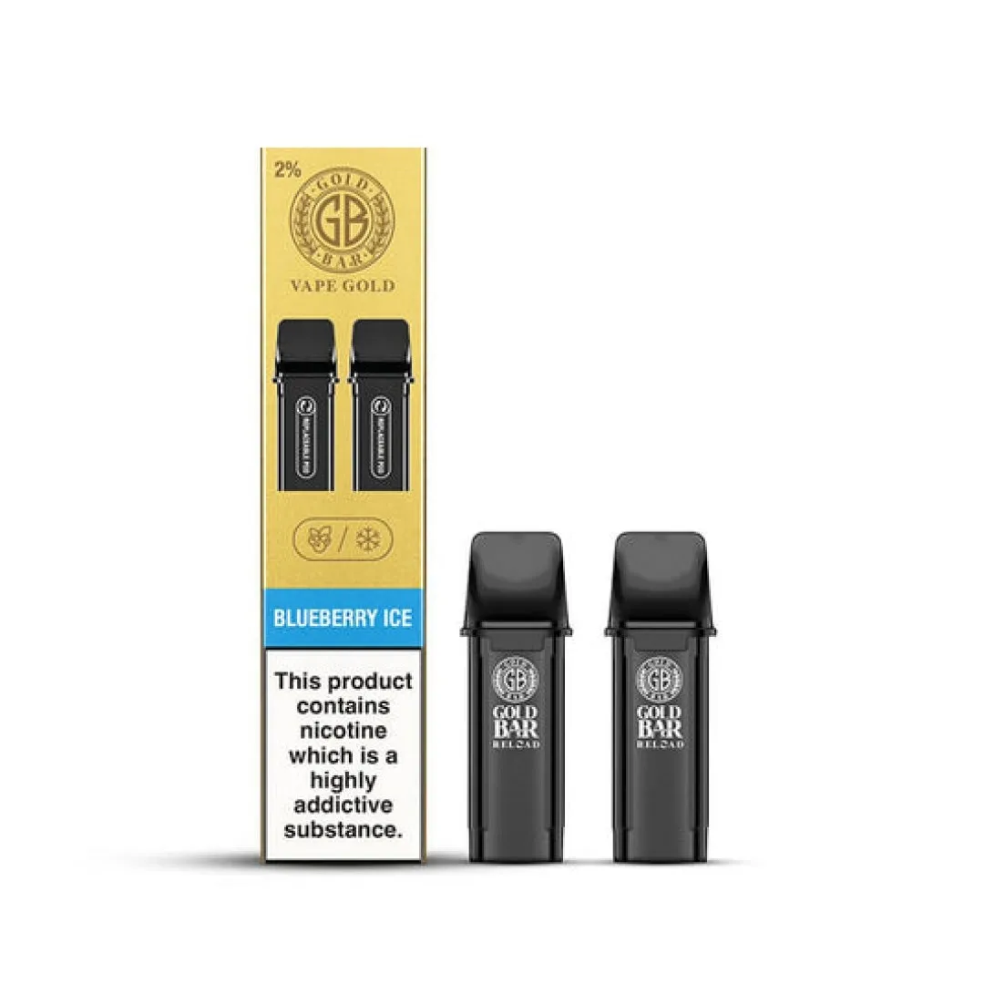 Gold Bar Reload Prefilled Pods and Kit - Only £2.79