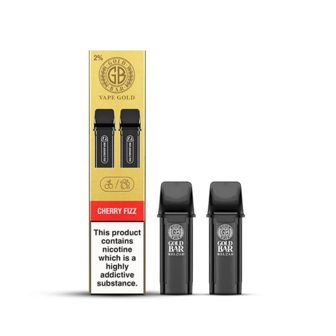 Gold Bar Reload Prefilled Pods and Kit - Only £2.79