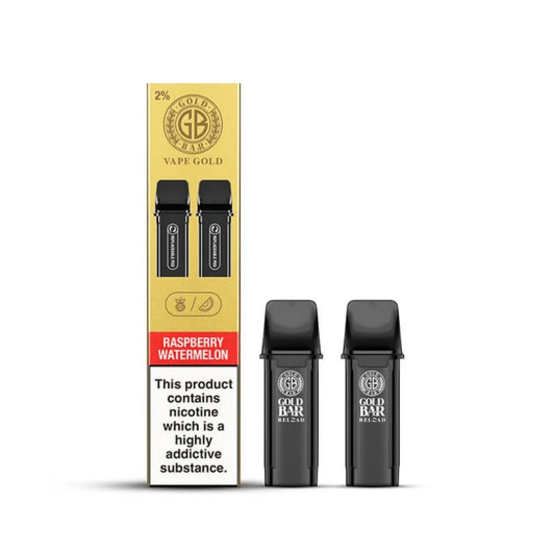Gold Bar Reload Prefilled Pods and Kit - Only £2.79