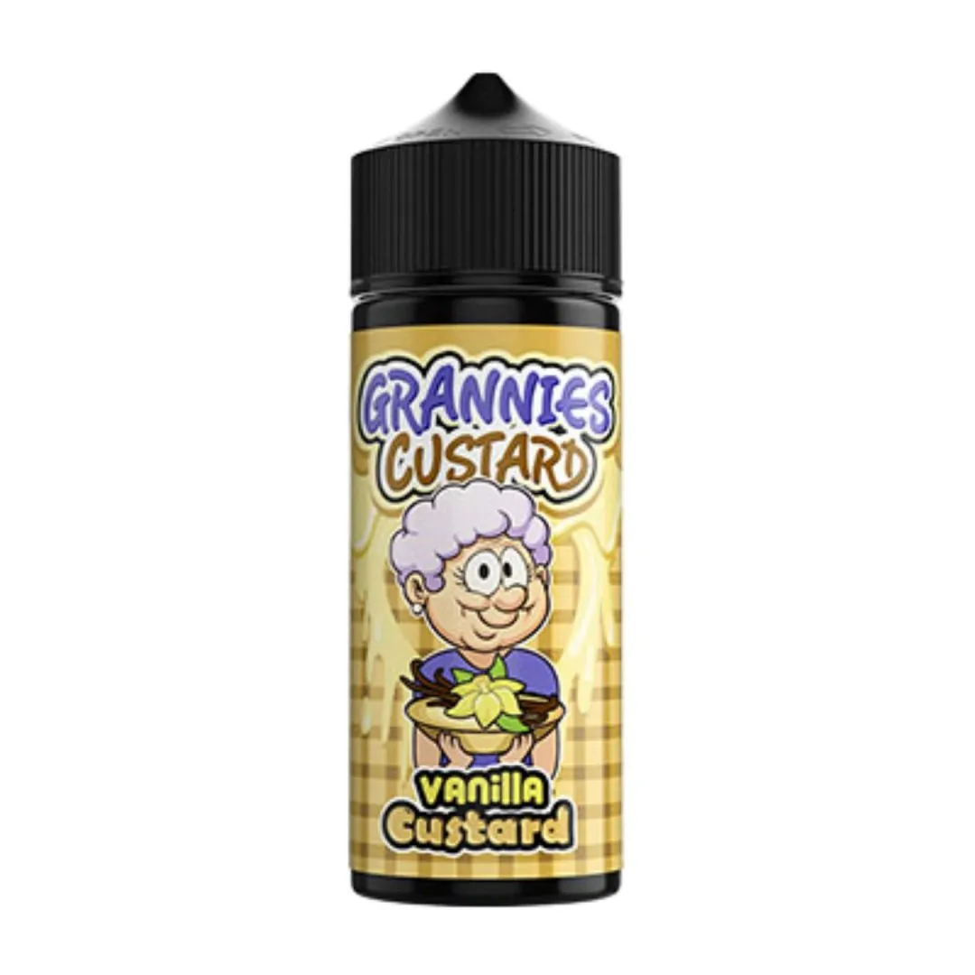 Grannies Custard 100ml E-liquid Shortfill | Any 4 For £38